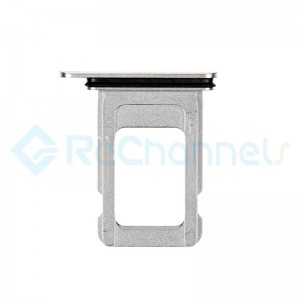 For Apple iPhone 11 Pro/11 Pro Max SIM Card Tray Replacement (Single) - Silver - Grade S+