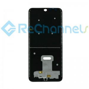 For Huawei Y6p\Honor 9A Front Housing Replacement - Black - Grade S+