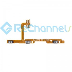 For Xiaomi Redmi Note 9T Power and Volume Button Flex Cable Replacement - Grade R