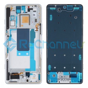 For Xiaomi 11T Front Housing Replacement - White - Grade S+