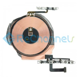 For iPhone 12 Mini NFC Wireless Charger Chip with Power Button Flex Cable Replacement - Grade S+