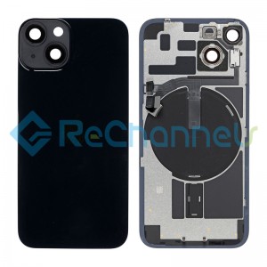 For Apple iPhone 14 Plus Rear Housing with Battery Door Replacement - Midnight - Grade S+