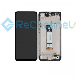 For Xiaomi Redmi Note 10 5G LCD Screen and Digitizer Assembly with Front Housing Replacement - Graphite Gray - Grade S+