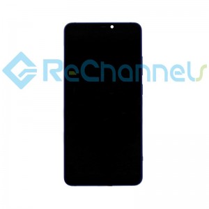 For Huawei Honor Note 10 LCD Screen and Digitizer Assembly with Frame Replacement - Blue - Grade S+