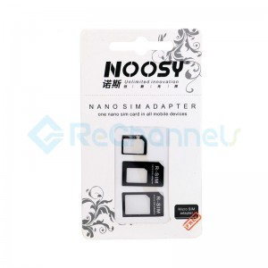 For 4 in 1 Pack Nano to Micro & Standard Sim Card Adapter Samsung iPhone 