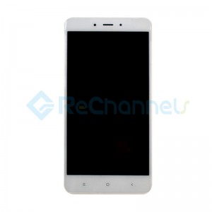 For Xiaomi Redmi 4 LCD Screen and Digitizer Assembly with Front Housing Replacement - White - Grade S