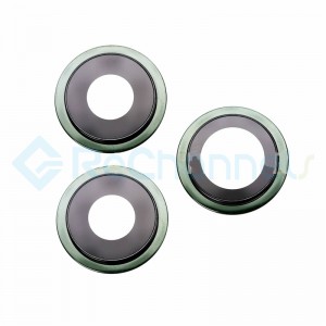 For Apple iPhone 11 Pro Rear Camera Lens with Bezel Replacement - Midnight Green - Grade S+
