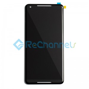 For Google Pixel 2 XL LCD Screen and Digitizer Assembly Replacement - Black - Grade S+
