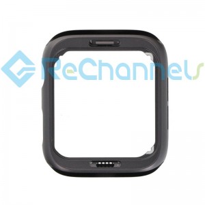 For Apple Watch SE 40mm Middle Frame Replacement - Black - Grade S+