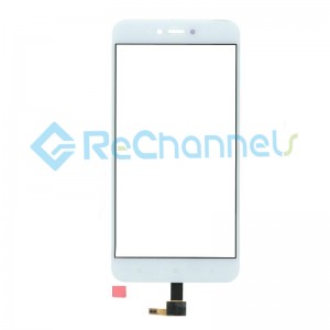 For Xiaomi Redmi Note 5A Glass Lens Standard Version Replacement - White - Grade R