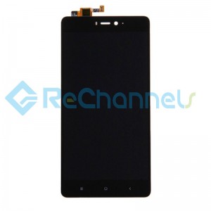 For Xiaomi Mi 4S LCD Screen and Digitizer Assembly with Front Housing Replacement - Black - Grade S