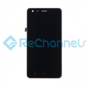 For Xiaomi Redmi S2 LCD Screen and Digitizer Assembly with Front Housing Replacement - Black - Grade S
