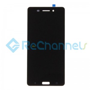 For Nokia 6 LCD Screen and Digitizer Assembly Replacement - Black - Grade S+