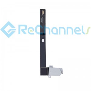 For iPad Mini 5 2019 LCD Headphone Jack Flex Cable 5G Version Replacement - White - Grade S+