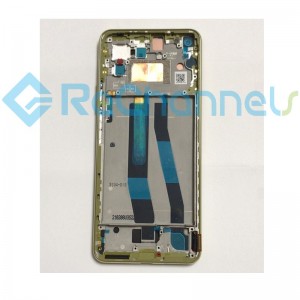 For Xiaomi Mi 11 Lite 5G LCD Screen and Digitizer Assembly with Frame Replacement - Yellow - Grade S+