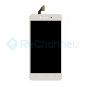 For OPPO A37 LCD Screen and Digitizer Assembly Replacement - White - Grade S+