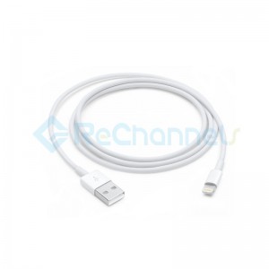 USB Charging Cable for Apple (1M ) - White - Grade S