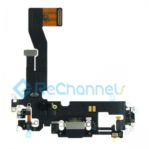 For iPhone 12 Charging Port Flex Cable Replacement-Black-Grade S+