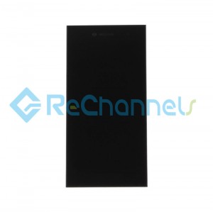 For Blackberry Leap LCD Screen and Digitizer Assembly with front housing Replacement - Black - Grade S