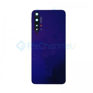 For Huawei Nova 5T Battery Door Replacement - Midsummer Purple - Grade S+