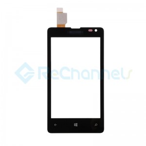 For Microsoft Lumia 435 Digitizer Touch Screen Replacement - Black - Grade S+