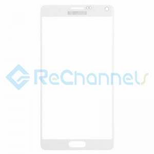 For Samsung Galaxy Note 4 Series Glass Lens Replacement - White - Grade S+