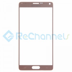 For Samsung Galaxy Note 4 Series Glass Lens Replacement - Gold - Grade S+
