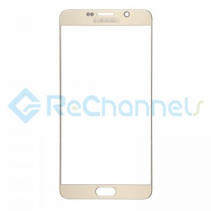 For Samsung Galaxy Note 5 Series Glass Lens Replacement - Gold - Grade S+