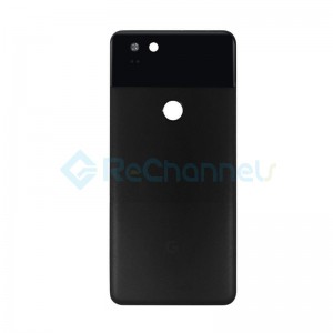 For Google Pixel 2 XL Battery Door Replacement - Black - Grade S+