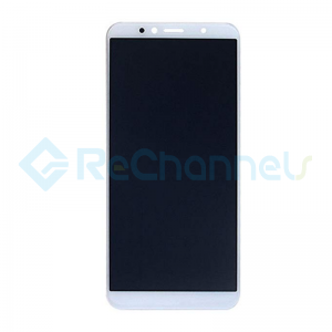For Huawei Y6 2018 LCD Screen and Digitizer Assembly Replacement - White- Grade S+