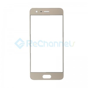 For Huawei Honor 9 Front Glass Lens Replacement - Gold - Grade S+