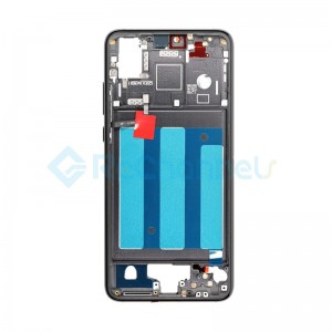For Huawei P20 Front Housing with Frame Replacement - Black - Grade S+