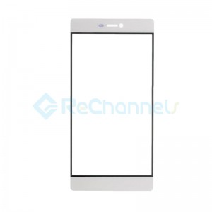 For Huawei P8 Front Glass Lens Replacement - White - Grade S+