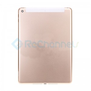 For iPad (5th Gen) Rear Housing Replacement (Wi-Fi + Cellular) - Gold - Grade S