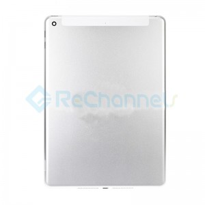For iPad (5th Gen) Rear Housing Replacement (Wi-Fi + Cellular) - Silver - Grade S
