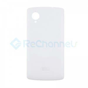For LG Nexus 5 D821 Battery Door Replacement - White - Grade S+