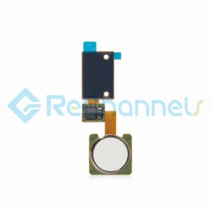 For LG V10 Finger Print Sensor Flex Cable Ribbon Replacement - White - Grade S+