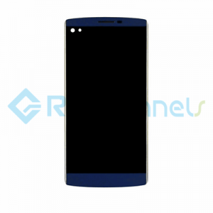 For LG V10 LCD Screen and Digitizer Assembly with Front Housing Replacement - Blue - Grade S+