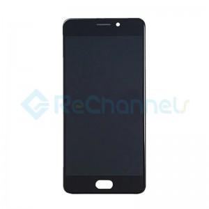 For Meizu M6 LCD Screen and Digitizer Assembly with Front housing Replacement - Black - Grade S