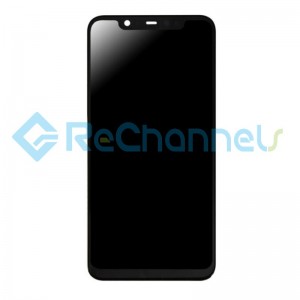 For Xiaomi Mi 8 LCD Screen and Digitizer Assembly with Front Housing Replacement - Black - Grade S+