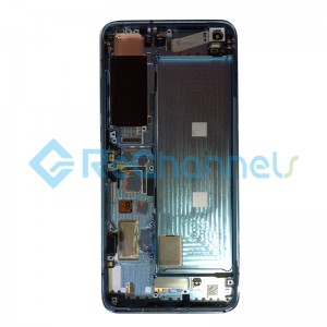 For Xiaomi Mi 10S LCD Screen and Digitizer Assembly with Front Housing Replacement - Blue - Grade S+