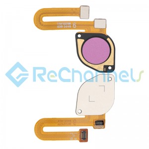 For Motorola Moto G20 Fingerprint Sensor Flex Cable Replacement - Pink - Grade S+
