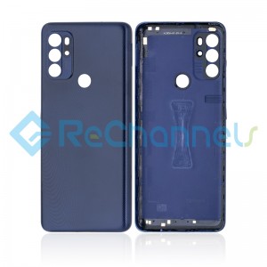 For Motorola Moto G60S Battery Door Replacement - Blue - Grade S+
