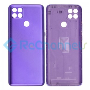 For Motorola Moto G9 Power XT2091 Battery Door Replacement - Purple - Grade S+