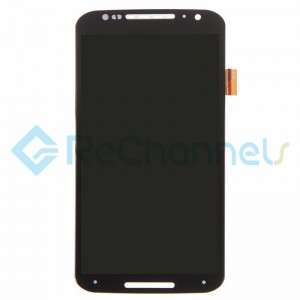 For Motorola Moto X (2nd Gen) LCD Screen and Digitizer Assembly Replacement - Black - Grade S+	