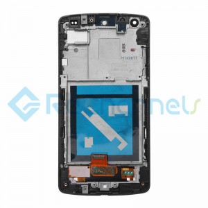 For LG Nexus 5 D821 LCD Screen and Digitizer Assembly with Front Housing Replacement (No Small Parts, White Mesh Cover) - White - Grade S+
