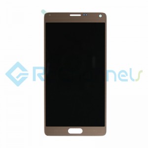 For Samsung Galaxy Note 4 Series LCD Screen and Digitizer Assembly Replacement - Gold - Grade S+