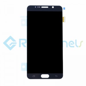 For Samsung Galaxy Note 5 Series LCD and Digitizer Assembly with Stylus Sensor Film Replacement - Black - Grade S+