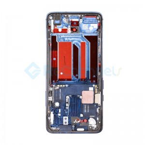 For OnePlus 7 Pro Middle Housing Front Bezel Replacement - Blue - Grade S+