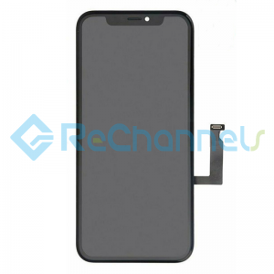 For Apple iPhone XR LCD Screen and Digitizer Assembly Replacement - Black - Grade R